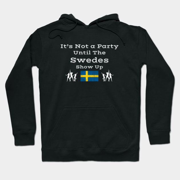 Sweden Tshirt Design Hoodie by VikingHeart Designs